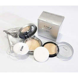 Etude Twin Cake Compact Powder With Puff And Pouch